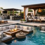 12 Outdoor Living Space Ideas That Work with a Pool